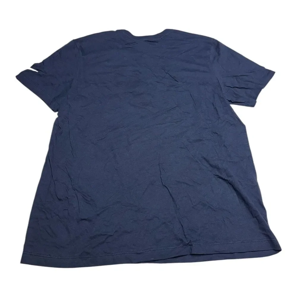 Nike Houston Texans T-Shirt Men's XL Navy On Field Essential Logo Short Sleeve‎